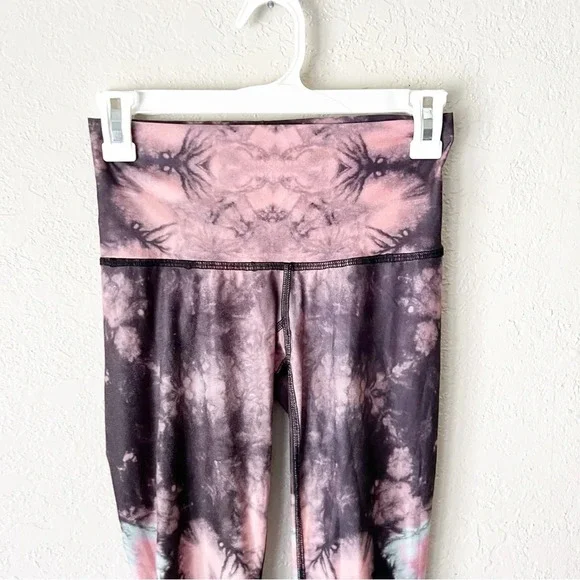 Teeki Leggings Women's XS Eagle Feather Dreamcatcher Tie Dye Bohemian Yoga - Picture 4 of 9